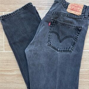 Levi's Men's Straight Jeans Washed Black